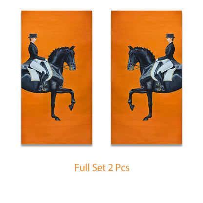 Art Deco canvas painting