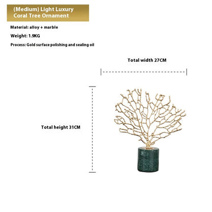 Nordic Light Luxury Metal Home Decorative Crafts