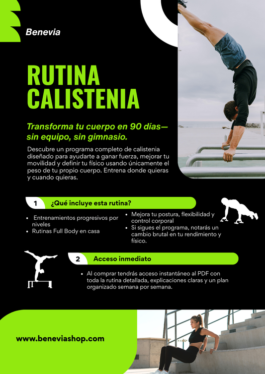 Rutina Calistenia – Para hacer en casa